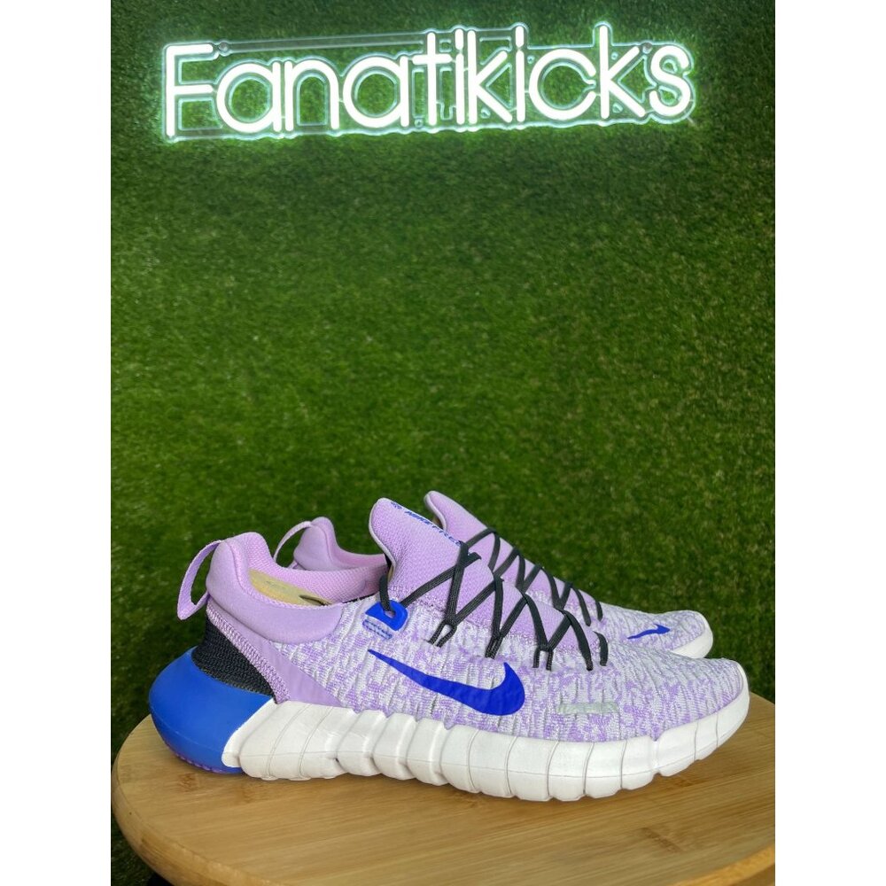 Nike Free Rn 5.0 Next Nature Womens 8 Shoes Purple Blue Running NEW CZ1891-500